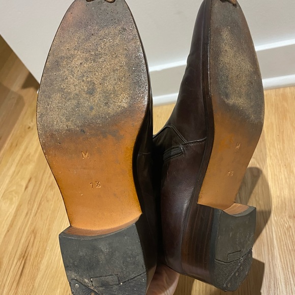Bally vintage brown leather boots - Picture 5 of 6